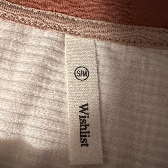 Wishlist S/M Color-block waffle Long Sleeve; NWOT - Picture 5 of 5